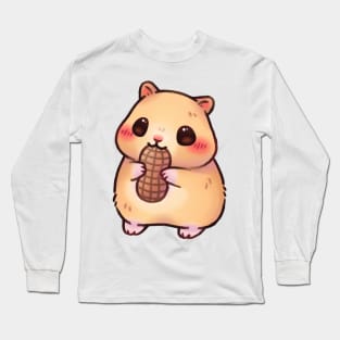 Hamster with Peanut Long Sleeve T-Shirt